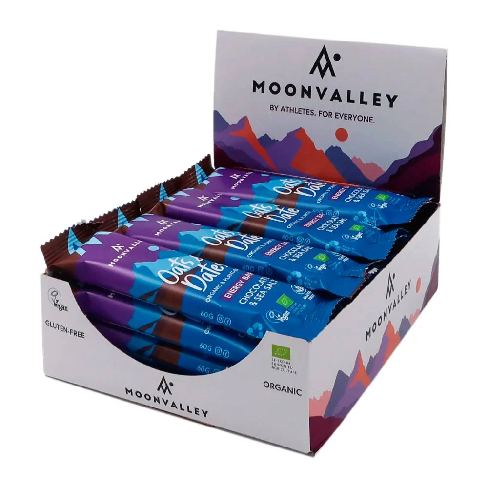 BARRITA ENERGÉTICA MOONVALLEY - Avena, Dátiles, Chocolate y Sal Marina - Image 4