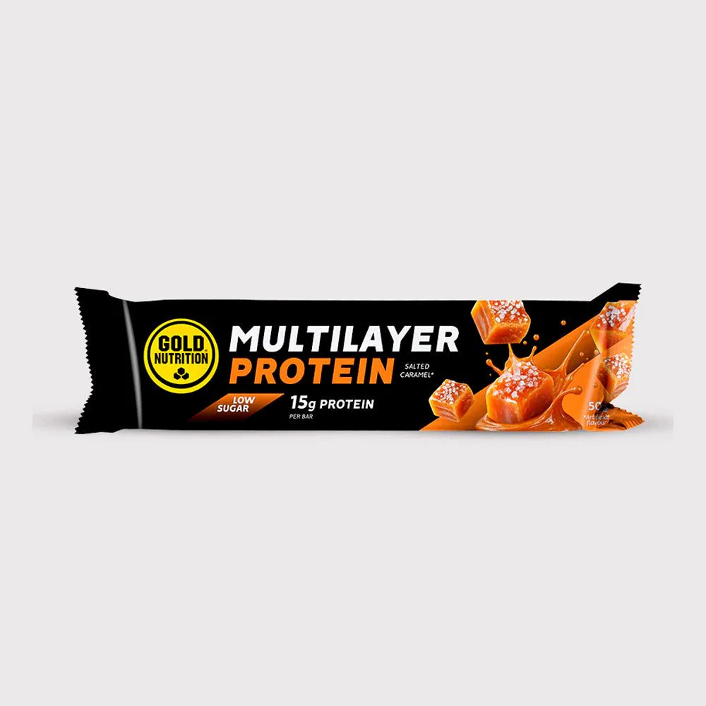 BARRITA PROTEICA GOLD NUTRITION MULTILAYER - Caramelo Salado