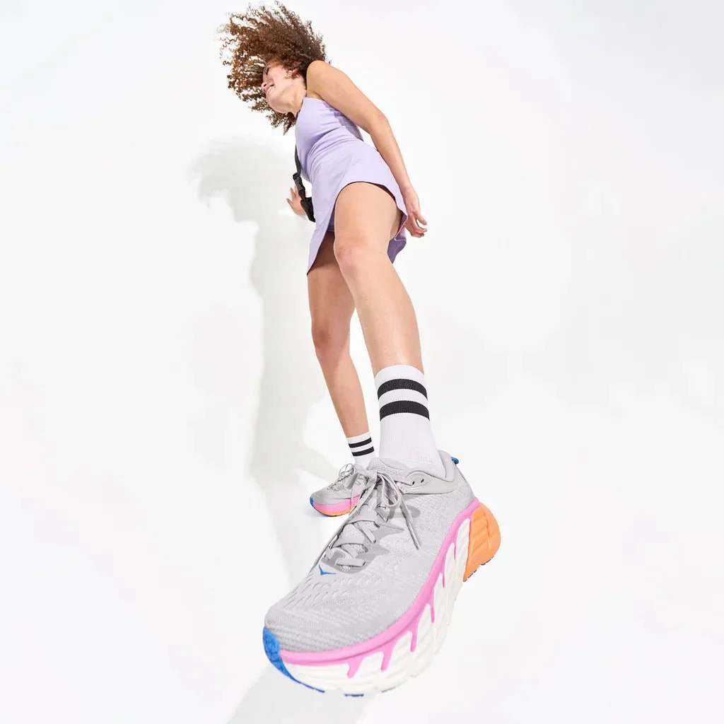 CALCETINES FEETURES ELITE LIGHT CUSHION MINI CREW - White High Top Stripe - Image 4