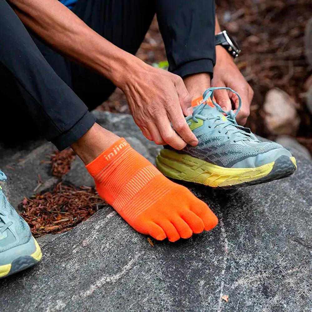 CALCETINES INJINJI RUN LIGHTWEIGHT NO-SHOW - Flame - Image 5