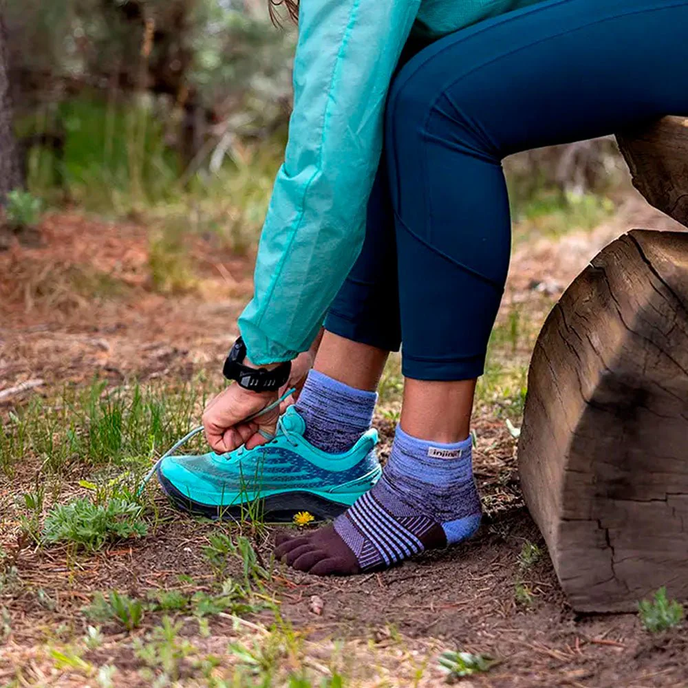 CALCETINES INJINJI TRAIL MIDWEIGHT MINI-CREW MUJER - Periwinkle - Image 4