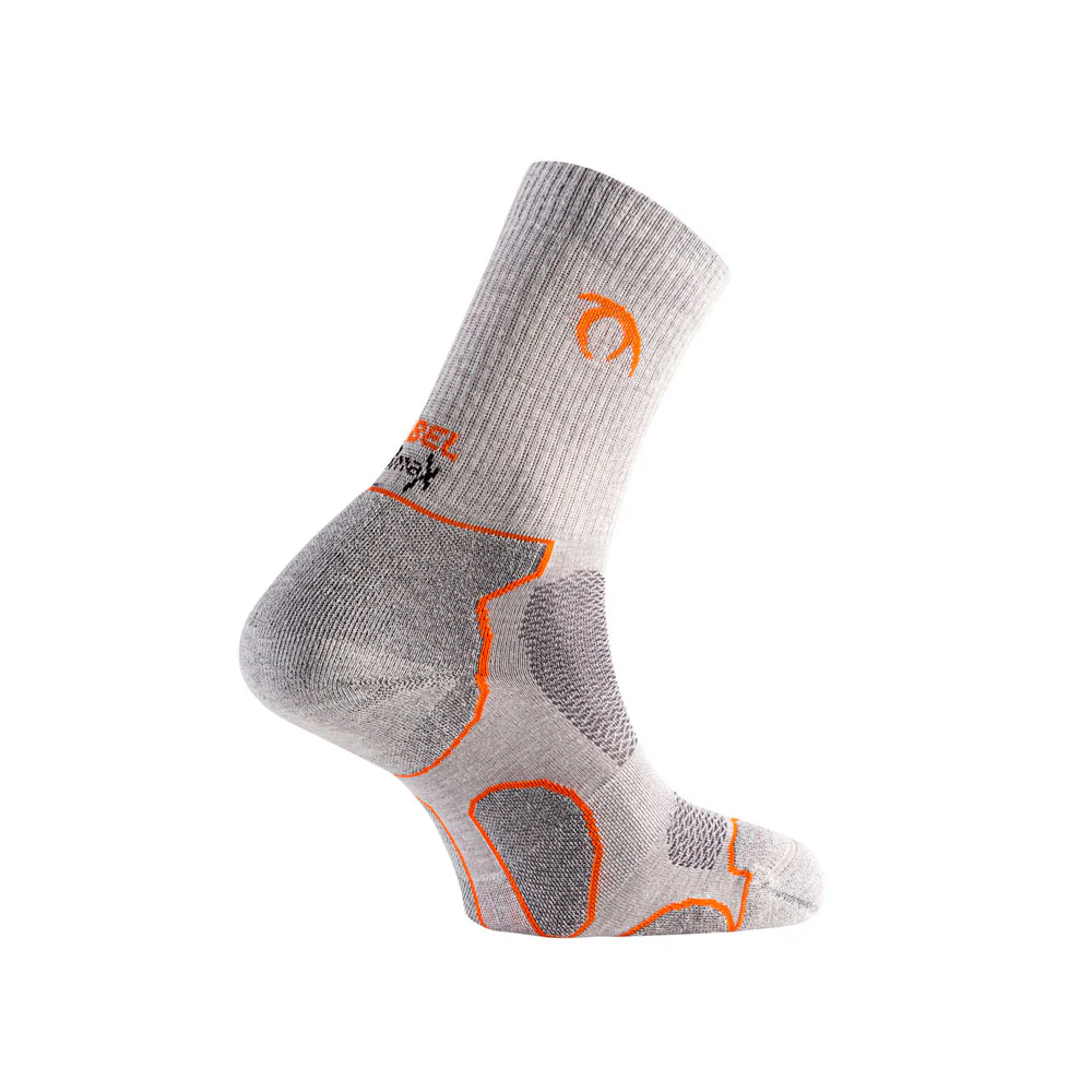 CALCETINES LURBEL TIERRA FOUR - Gris Hielo / Naranja - Image 2