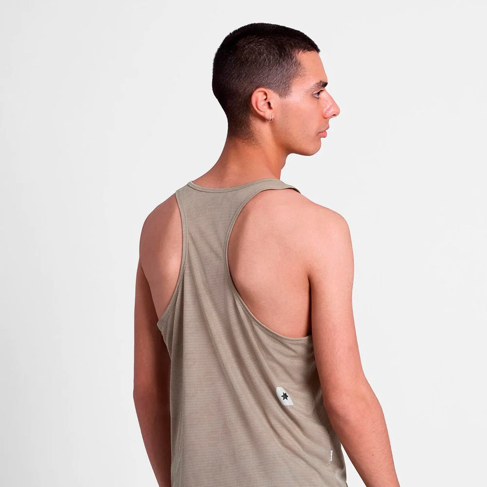 CAMISETA DE TIRANTES SAYSKY REACTIVE FLOW - Dark Beige - Image 3