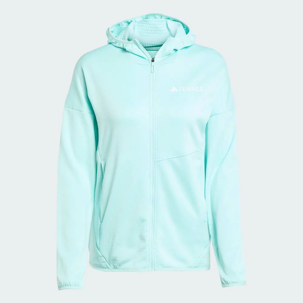 CHAQUETA ADIDAS TERREX XPERIOR CLIMAWARM LIGHT FLEECE MUJER - Semi Flash Aqua