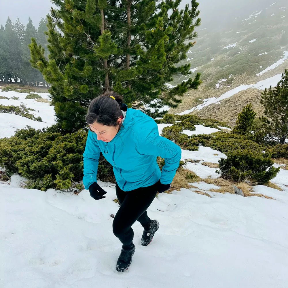 CHAQUETA IMPERMEABLE OS2O O2 WATERPROOF TRAIL SPEED ZIP 30K MUJER - Bluebird - Image 2