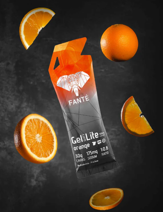 GEL ENERGÉTICO FANTÉ GEL LITE 30 - Cafeína 100mg - Naranja - Image 2