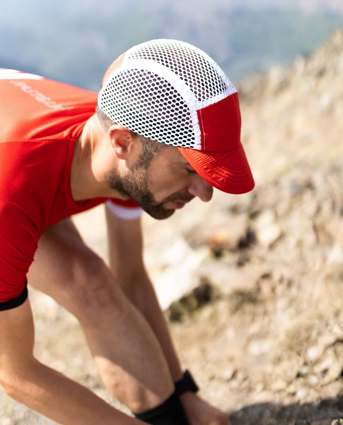 GORRA OS2O ULTRA TRAIL - Cherry Tomato - Image 3
