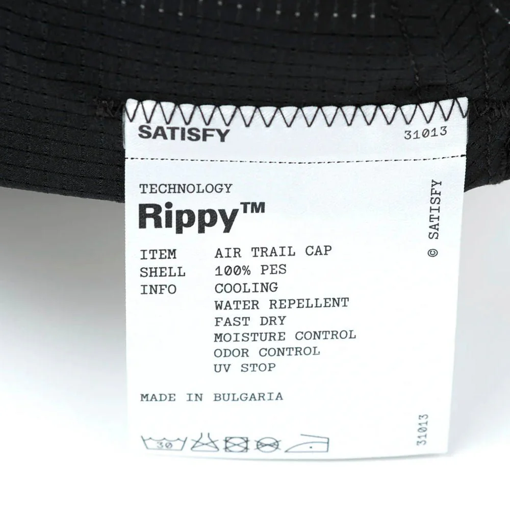 GORRA SATISFY RIPPY AIR TRAIL - Black - Image 9