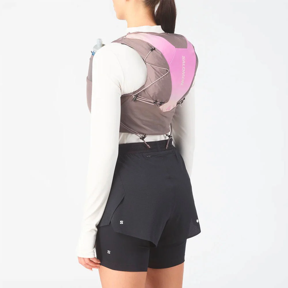 MOCHILA CHALECO SALOMON ADV SKIN 12 MUJER - Iron / Shadow Gray / Iris Orchid - Image 10
