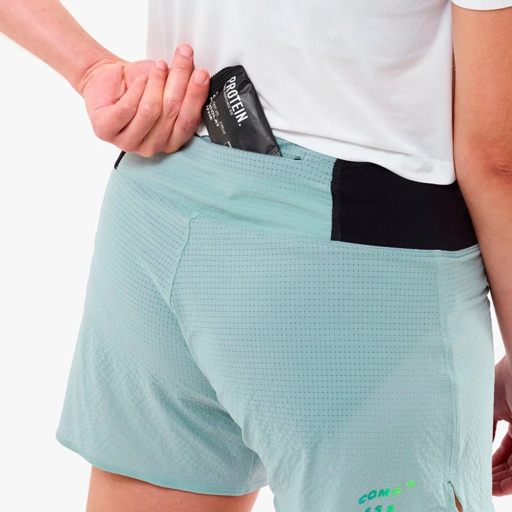 PANTALÓN CORTO COMPRESSPORT TRAIL RACING MUJER - Ether - Image 3