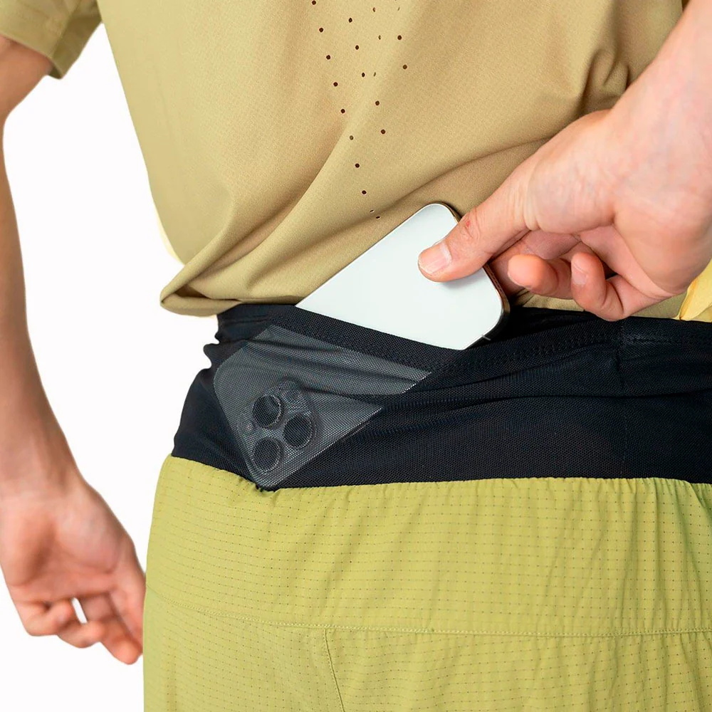 PANTALÓN CORTO OS2O FAST&LIGHT BELT GRID - Olive - Image 8