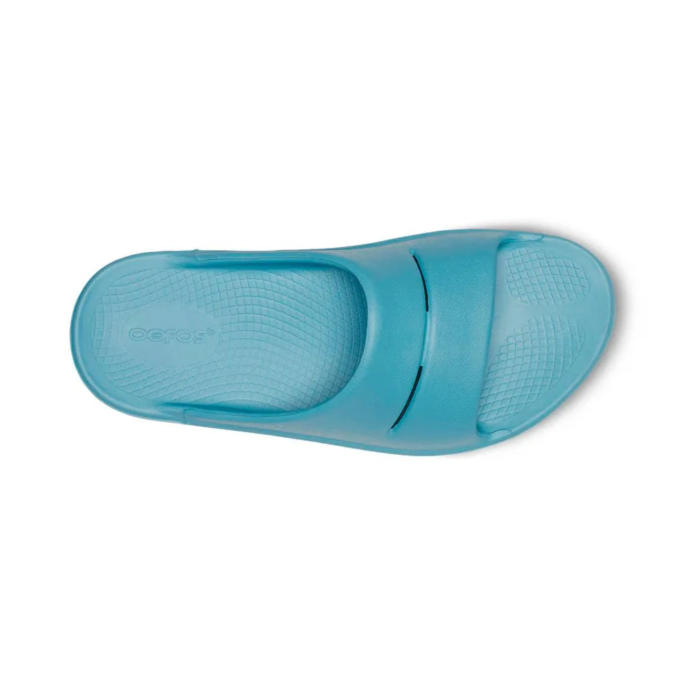 SANDALIAS OOFOS RECOVERY OOAHH - Ocean Blue - Image 4
