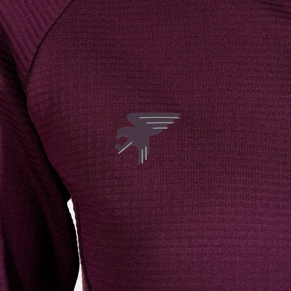 SUDADERA JOMA EXPLORER MUJER - Burdeos - Image 6