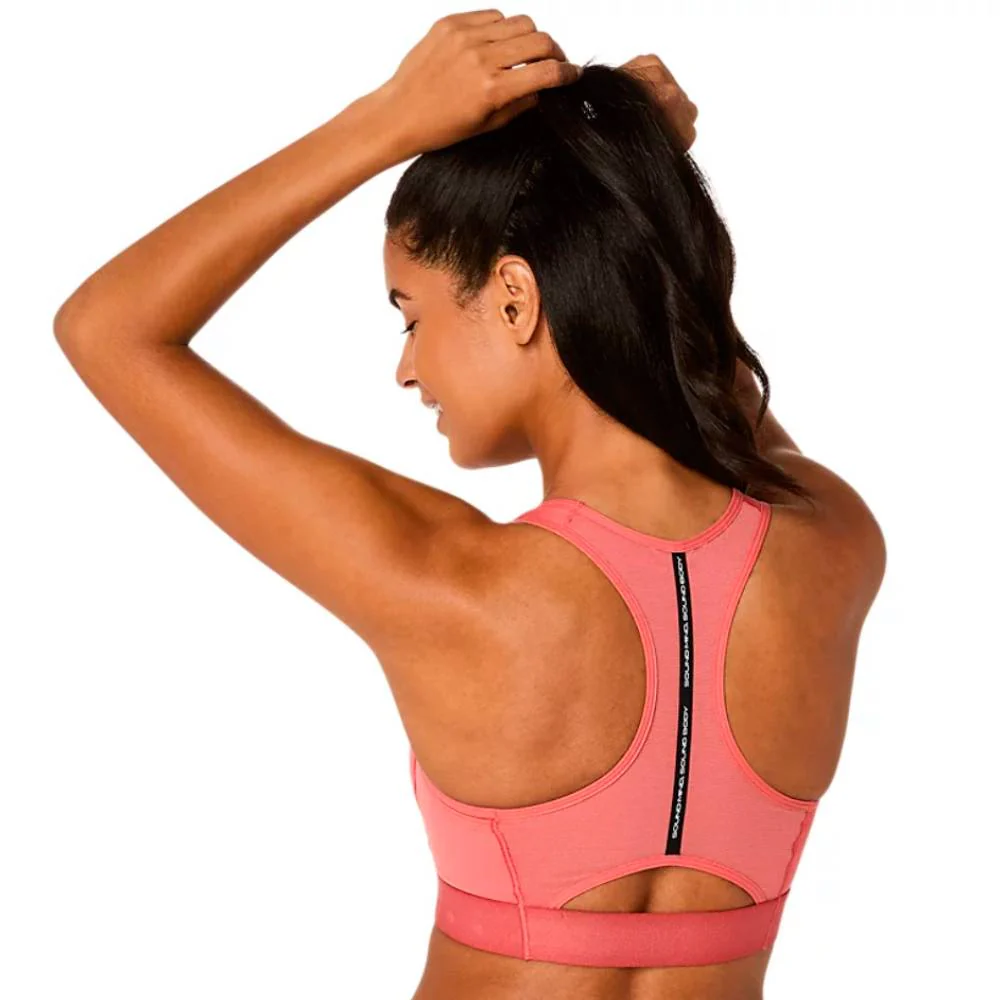 TOP ASICS ROAD COMPRESSION BRA - Dark Pink Clay - Image 2