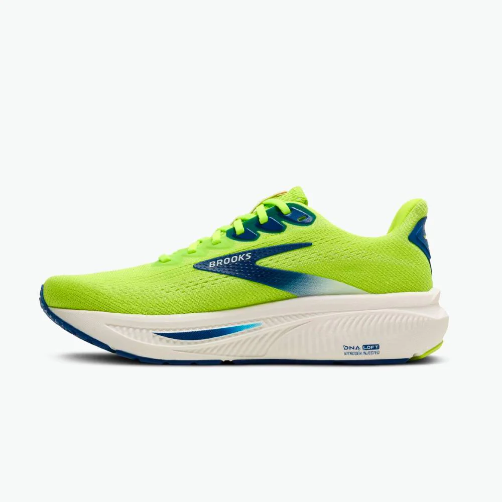 ZAPATILLAS BROOKS GHOST 17 - Acid Lime / Navy / White - Image 3