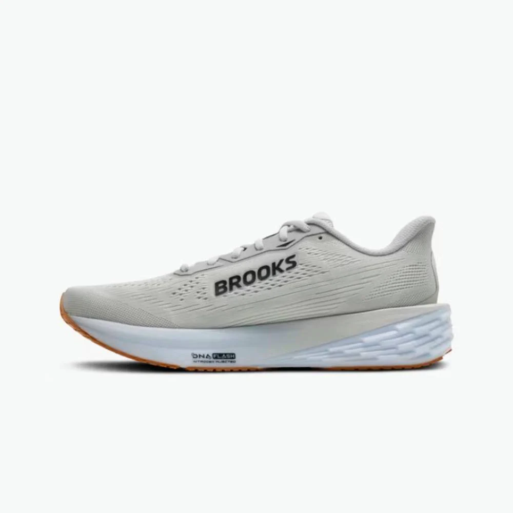 ZAPATILLAS BROOKS LAUNCH 12 - Oyster / White / Phantom - Image 4