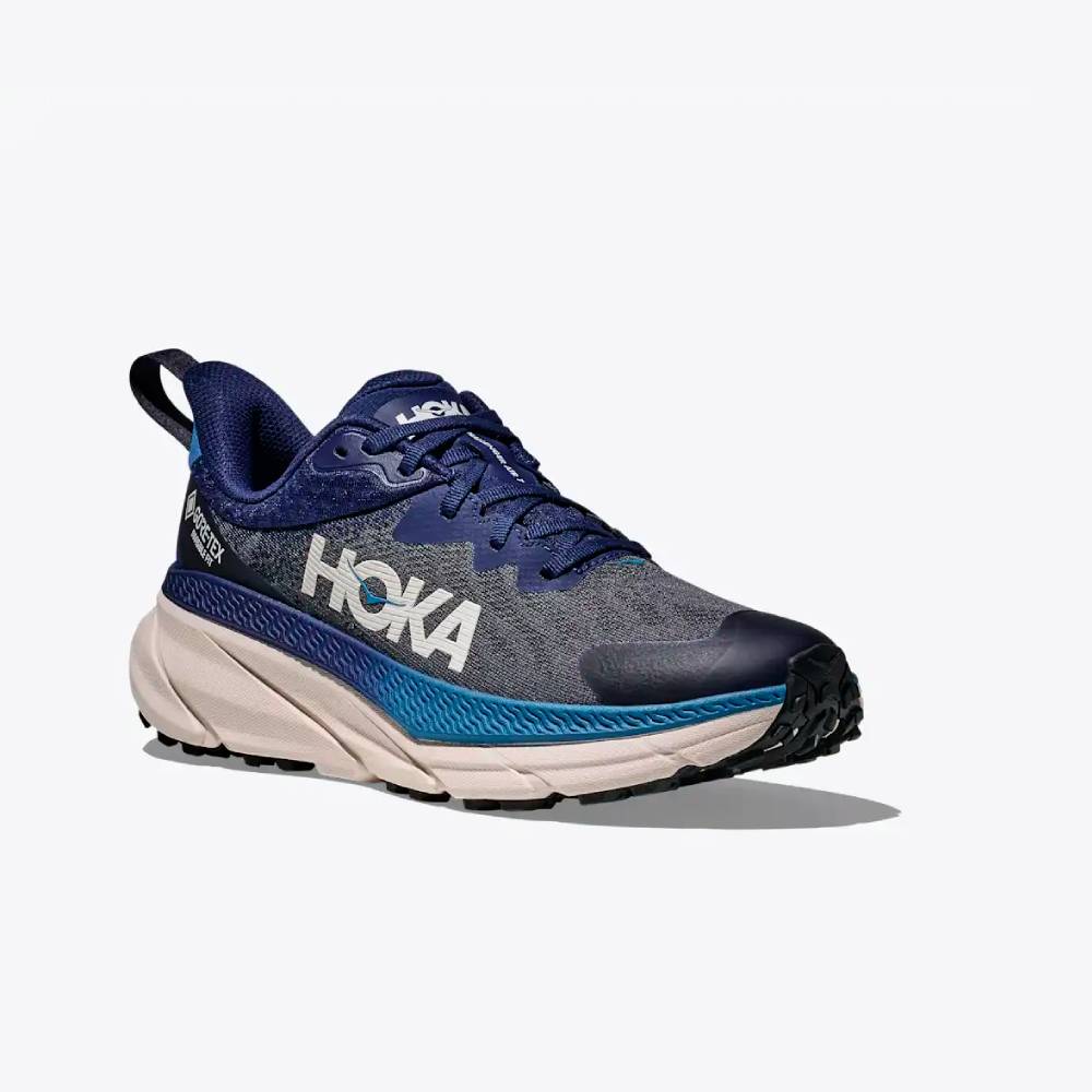 ZAPATILLAS HOKA CHALLENGER 7 GTX - Midnight Blue / Grout - Image 3
