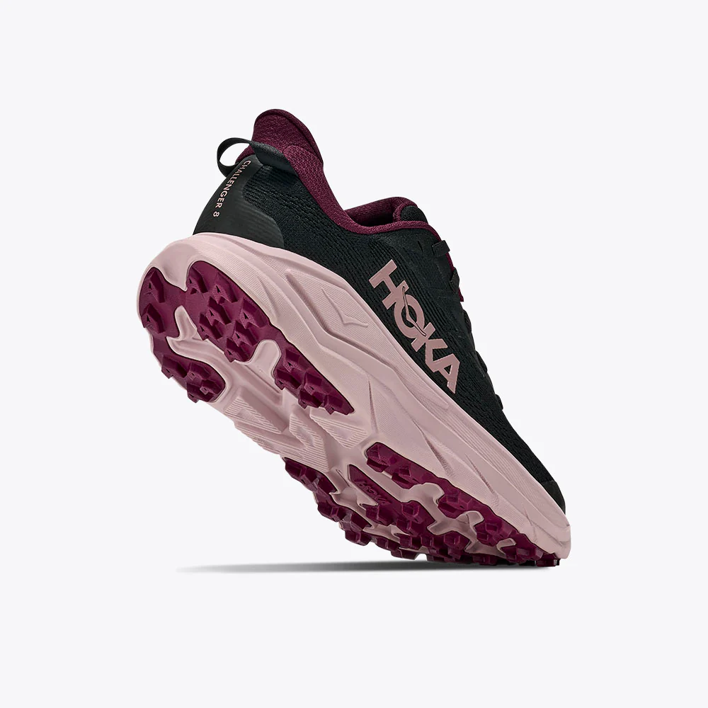 ZAPATILLAS HOKA CHALLENGER 8 MUJER - Black / Pink Opal - Image 2