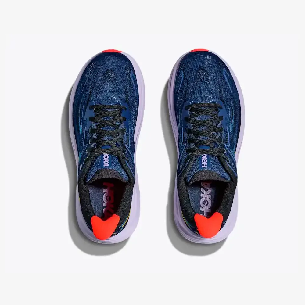 ZAPATILLAS HOKA CLIFTON 10 MUJER - Midnight Blue / Starlight Glow - Image 4