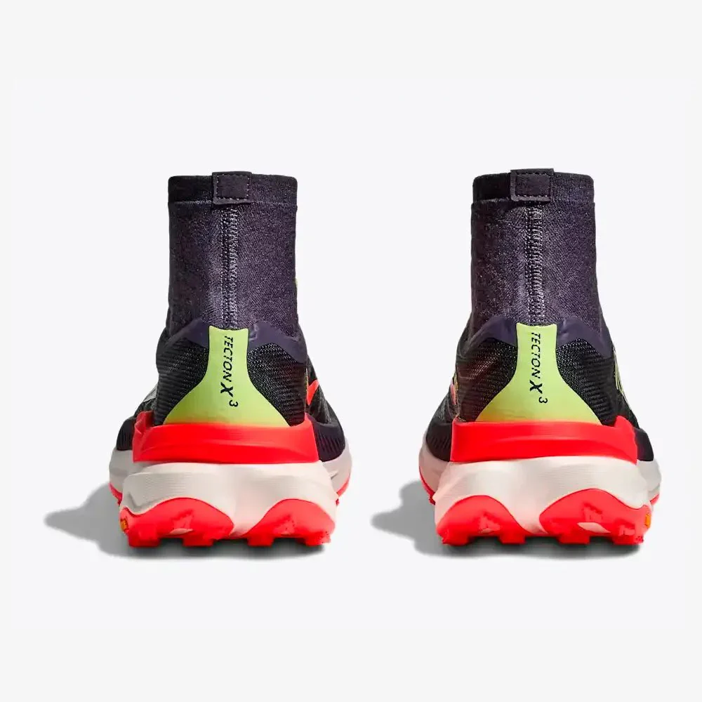 ZAPATILLAS HOKA TECTON X 3 - Squid Ink / Neon Flame - Image 6