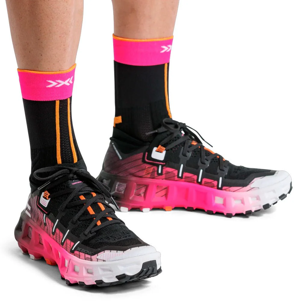 ZAPATILLAS X-BIONIC TERRASKIN X00/C - X Black / X White / Fluo Pink - Image 4